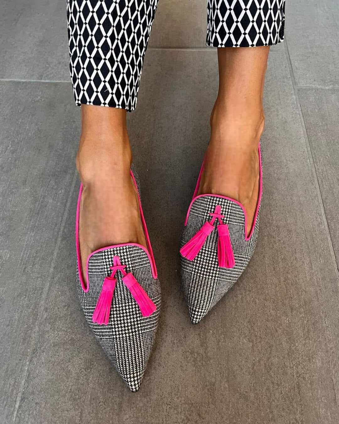 Saylor™ | Fluorescent Fringe Loafers