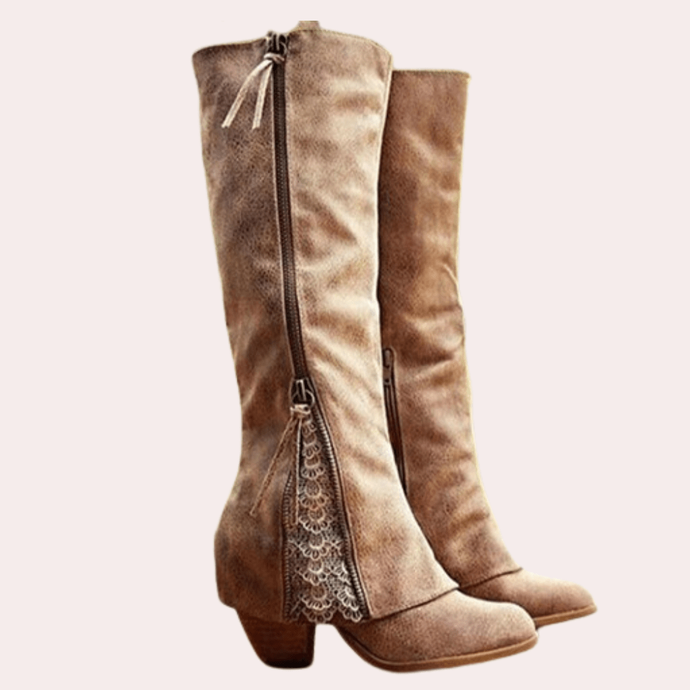 Clara Lace Rider Boots