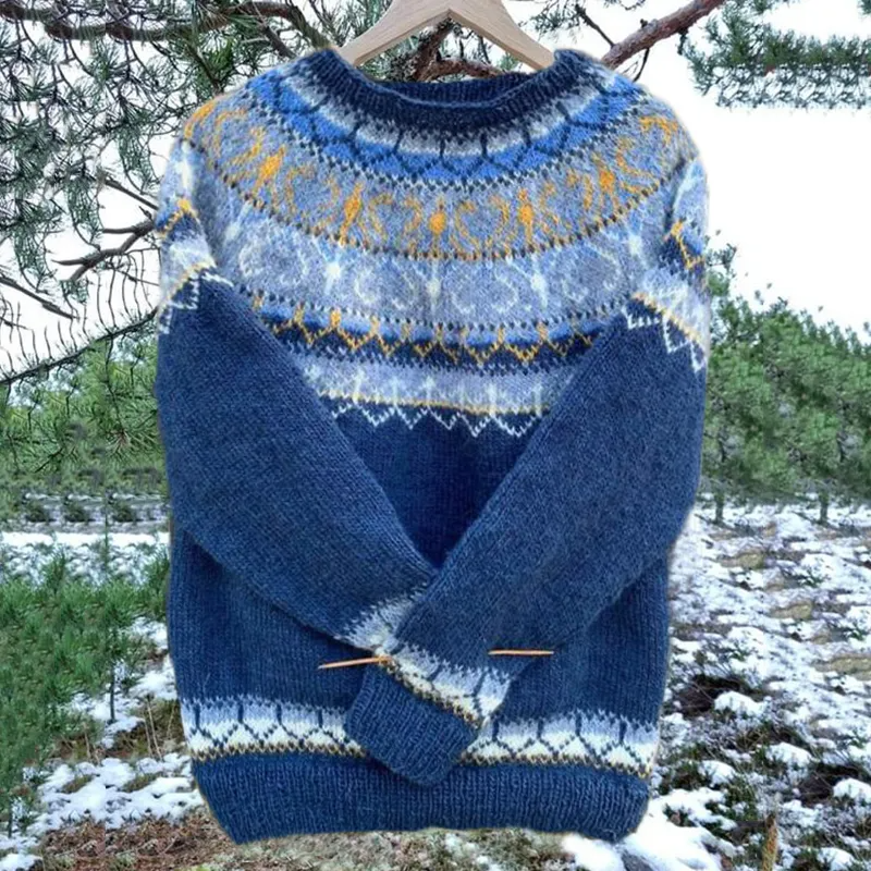 EMBER β Warm Nordic-Inspired Winter Sweater