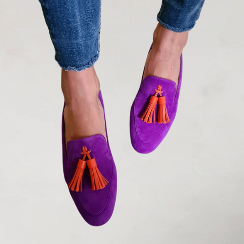 Carina | Suede Loafers