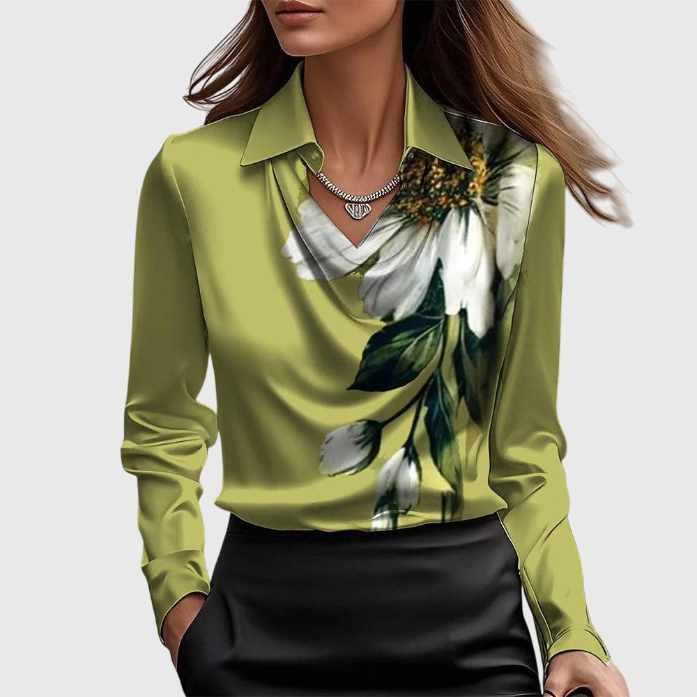 Clara Blouse with Luxury Shine