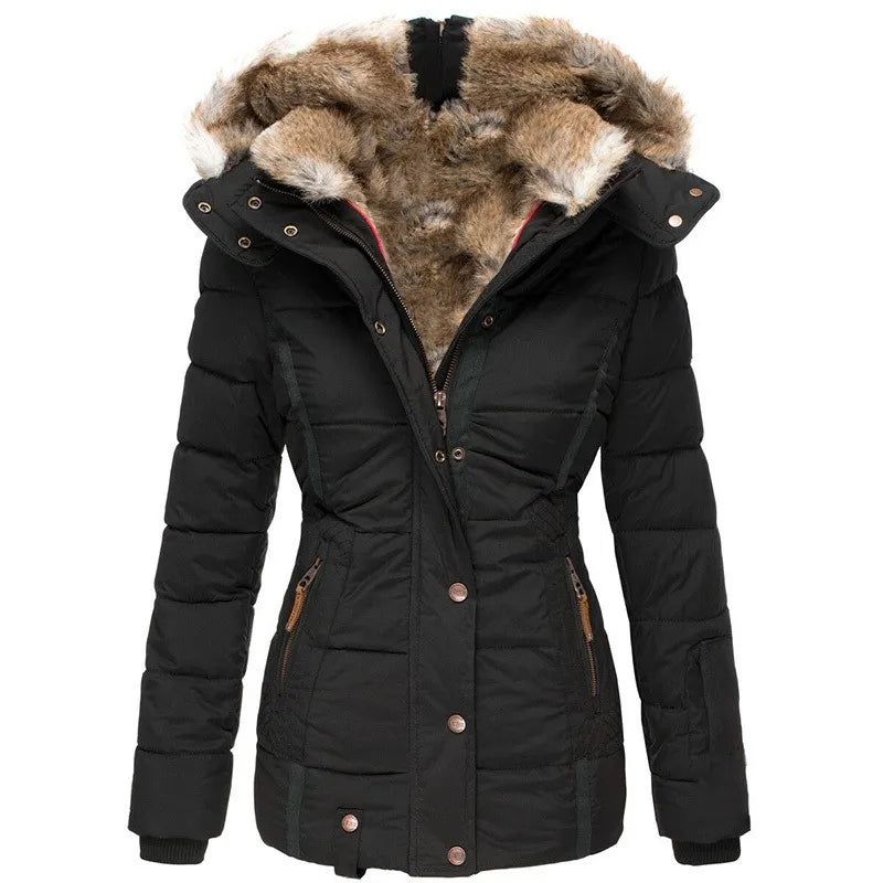 Velina | Comfortable Warm Winter Fur Jacket