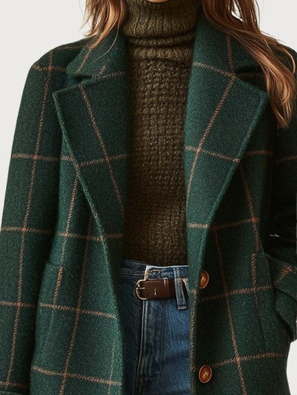 Cambridge Wool Check Coat