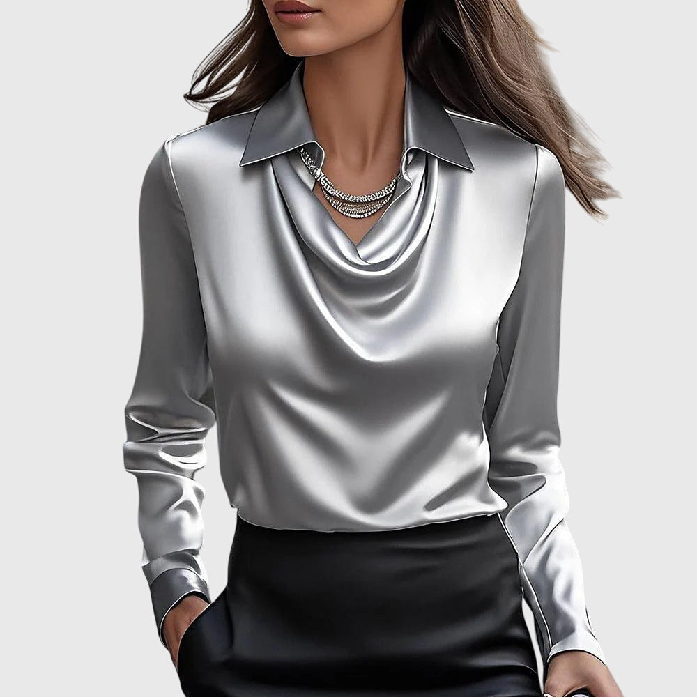 Clara Blouse with Luxury Shine