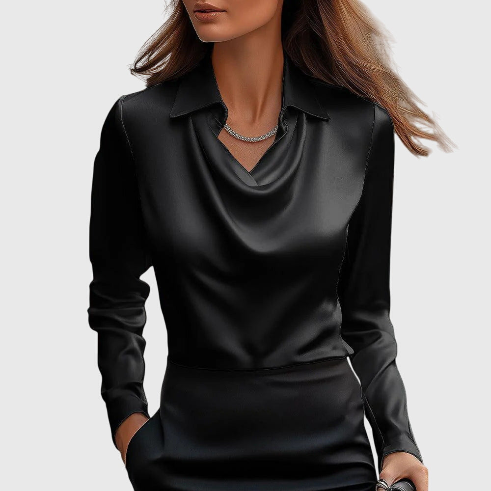 Clara Blouse with Luxury Shine