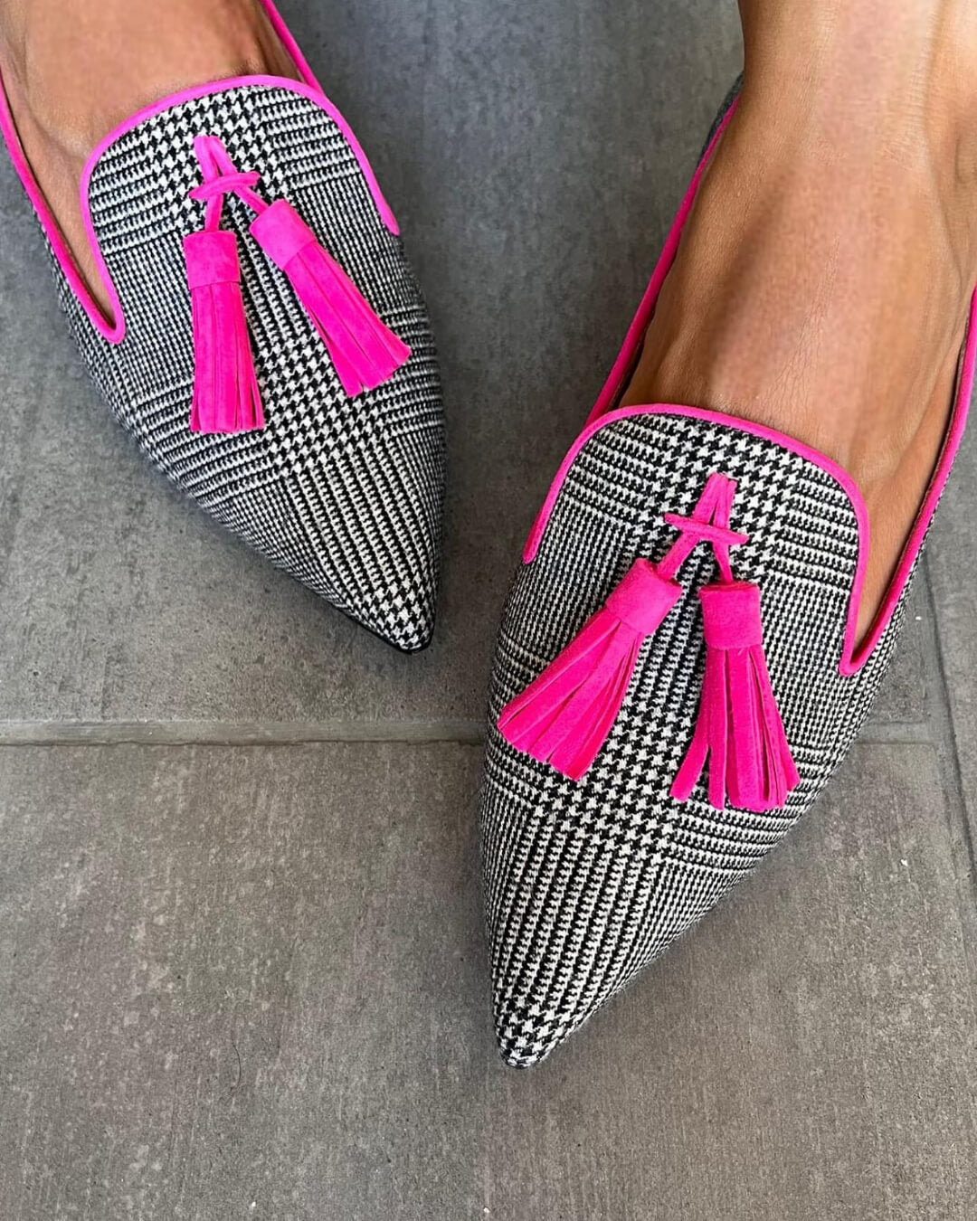 Saylor™ | Fluorescent Fringe Loafers