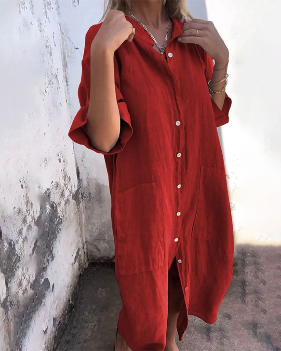 Teresa | Sukienka koszulowa Ibiza
