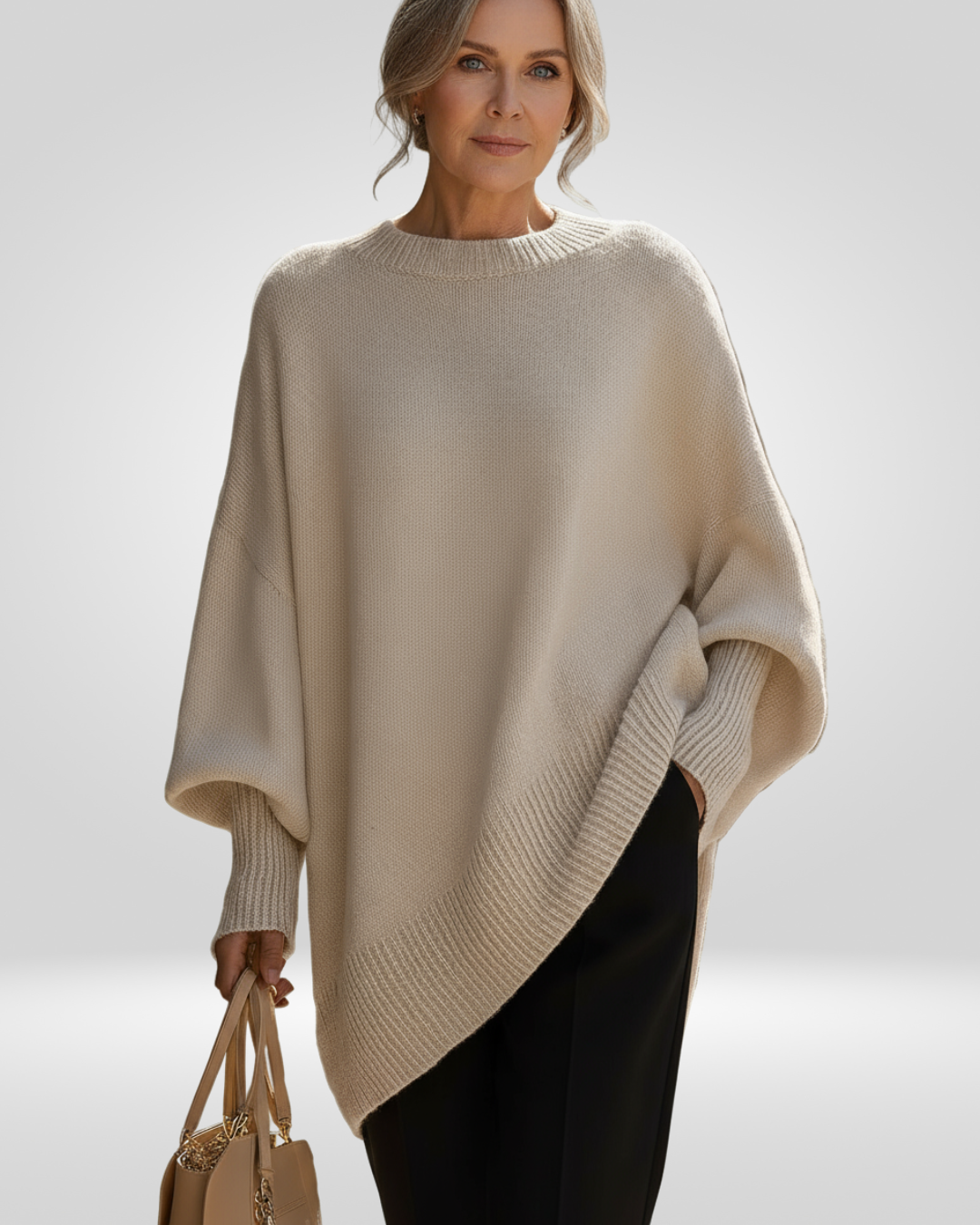 ANNETE | Oversized Poncho Sweater