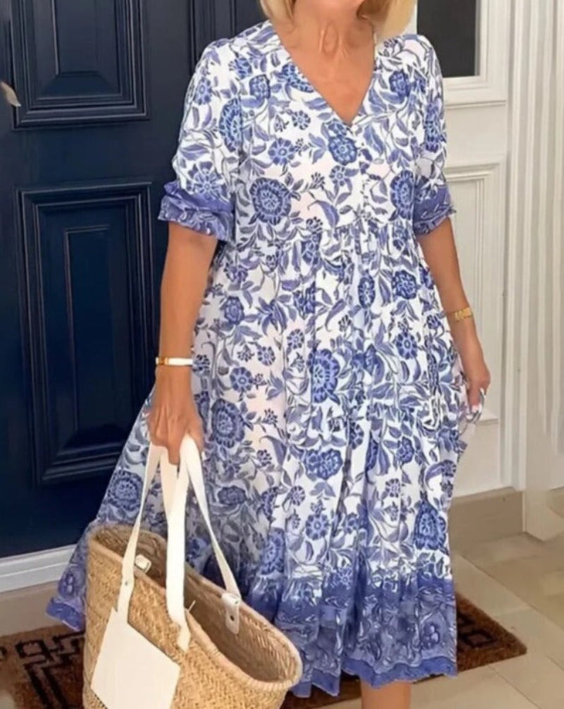 Halina | Elegancka i wygodna letnia sukienka