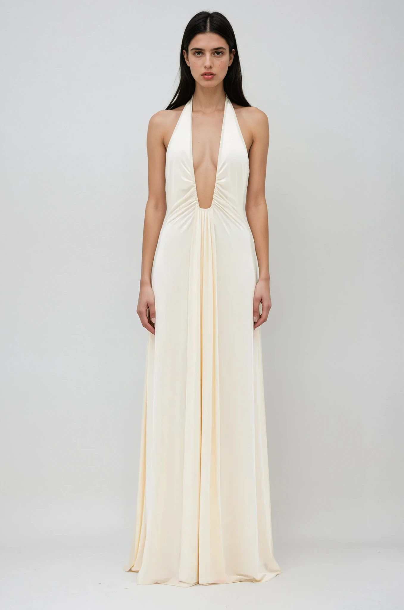 Valeria | Suknia Maxi z Cupro