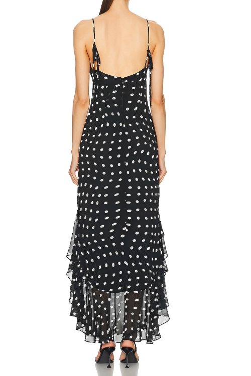Amelia | Sukienka Maxi w Grochy