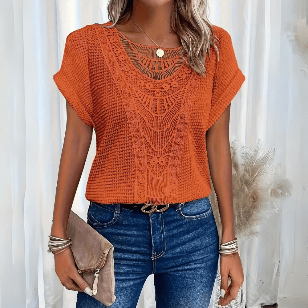 Cecylia | Elegancka bluzka w stylu Ibiza