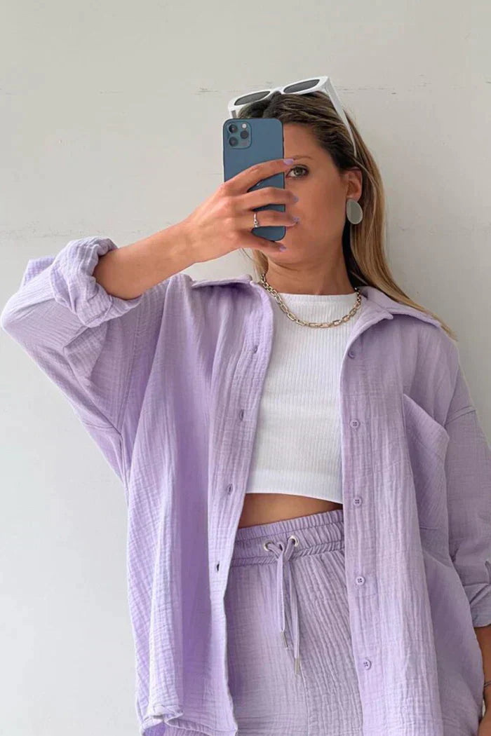 Zestaw Lena – Codzienny Komplet w Stylu Casual