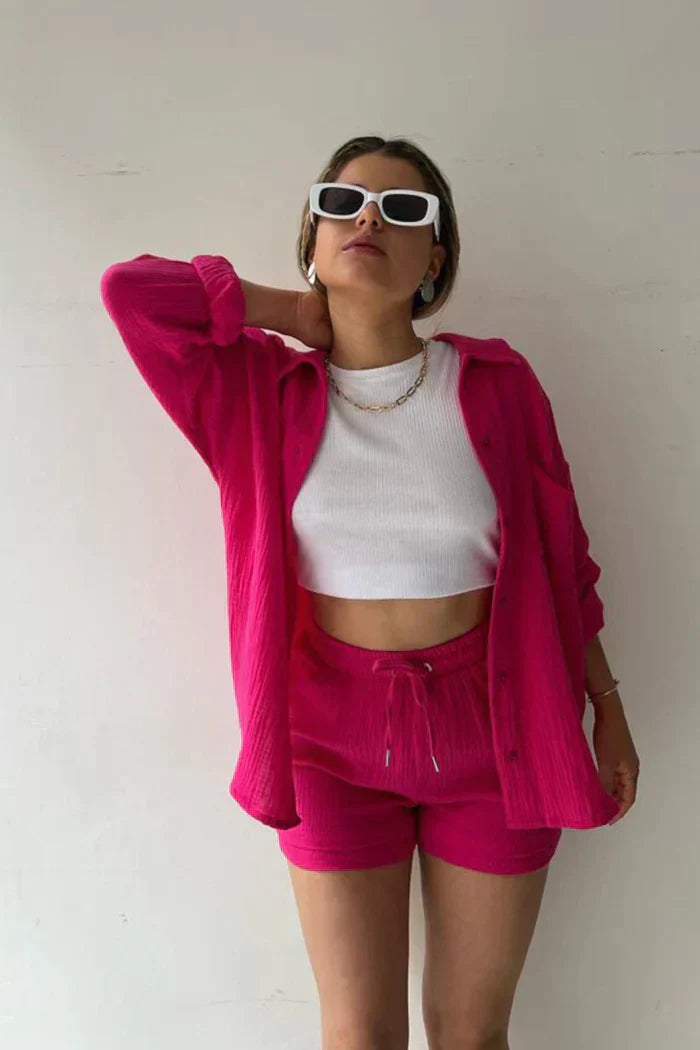 Zestaw Lena – Codzienny Komplet w Stylu Casual