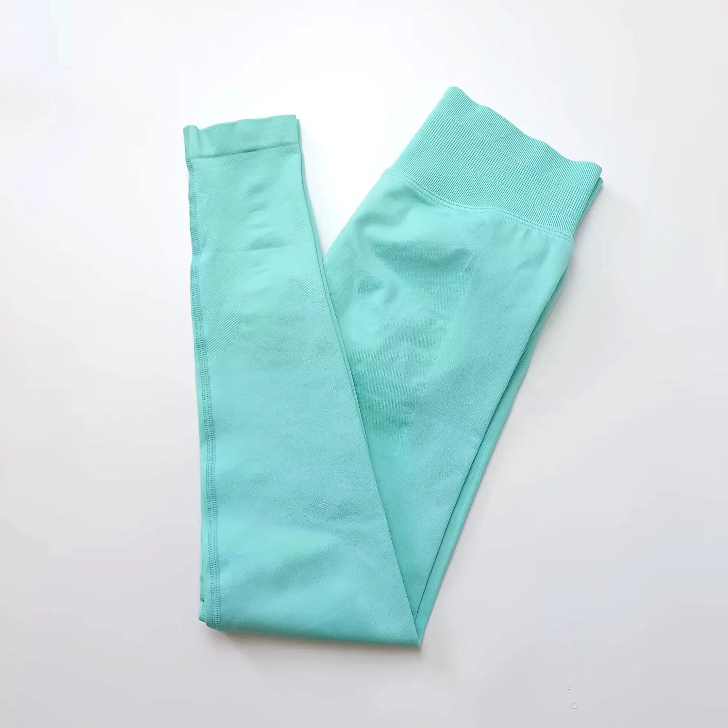 Leggings de yoga para mujer: pantalones deportivos sin costuras con cintura baja acanalada, ideales para gimnasio, fitness y entrenamiento; diseño con efecto realce de glúteos (scrunch bum).