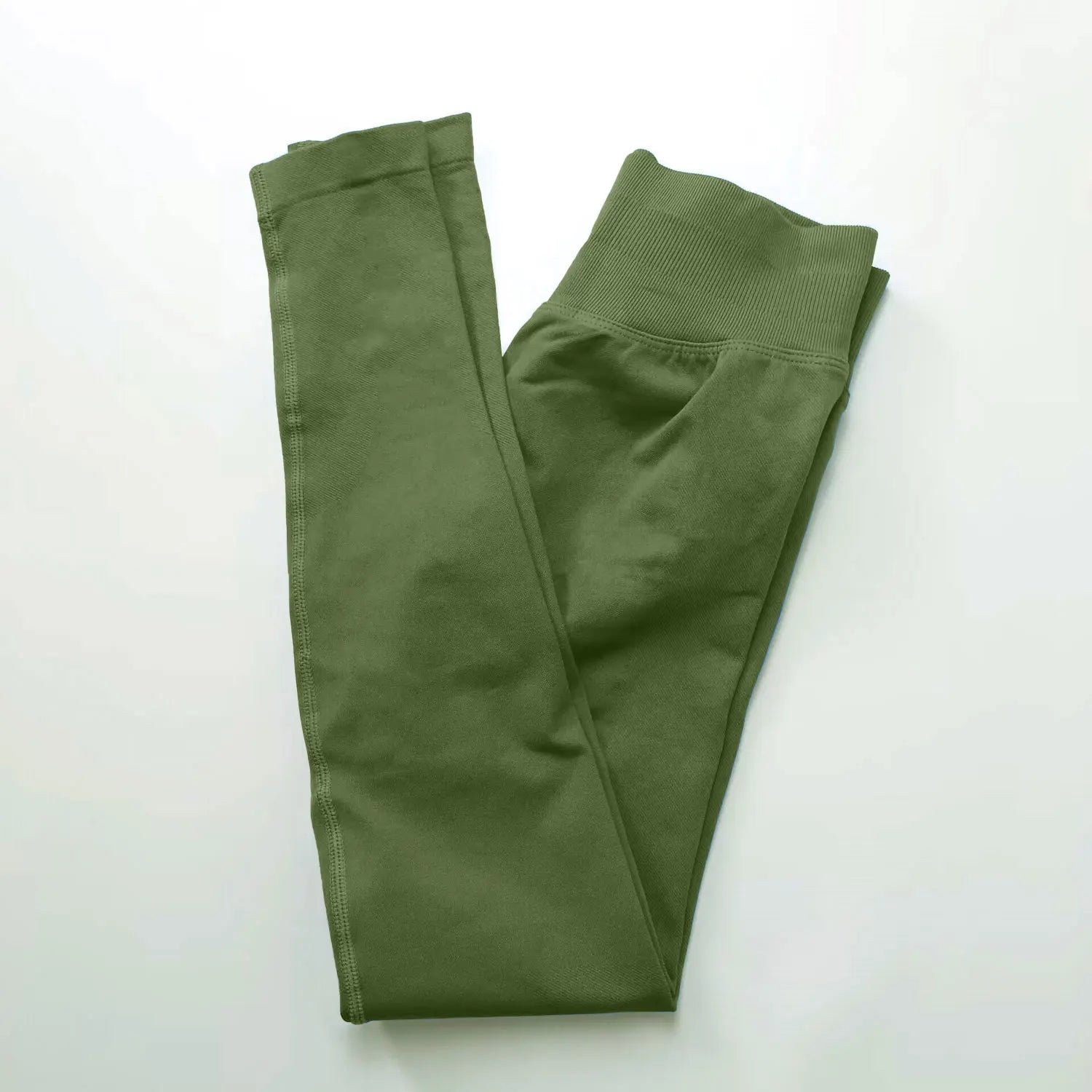 Leggings de yoga para mujer: pantalones deportivos sin costuras con cintura baja acanalada, ideales para gimnasio, fitness y entrenamiento; diseño con efecto realce de glúteos (scrunch bum).
