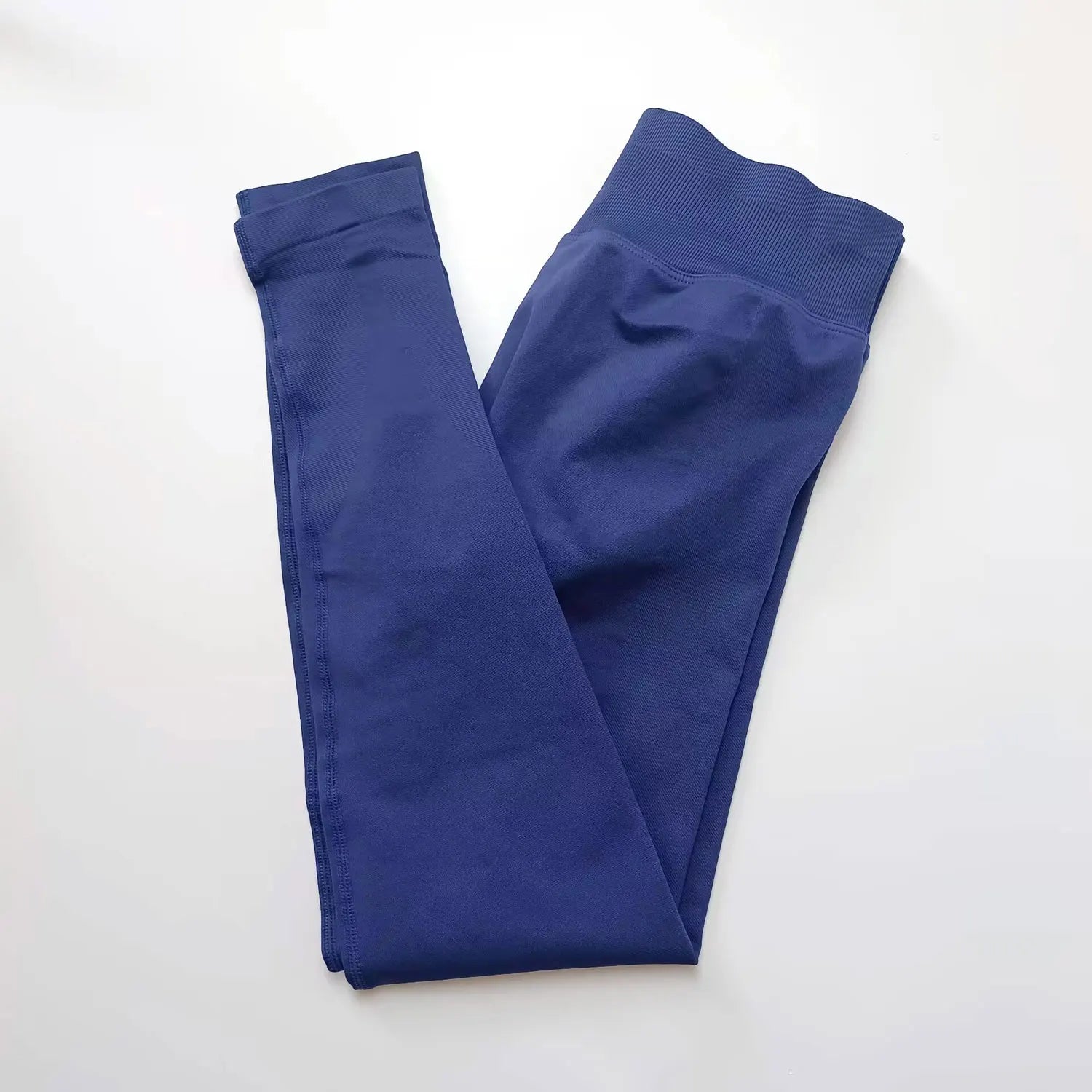 Leggings de yoga para mujer: pantalones deportivos sin costuras con cintura baja acanalada, ideales para gimnasio, fitness y entrenamiento; diseño con efecto realce de glúteos (scrunch bum).