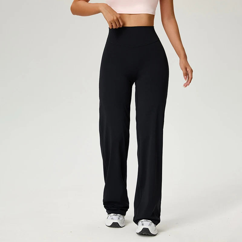 PALAZO -Pantalones de yoga para mujer, pantalones deportivos, leggings, corte acampanado.