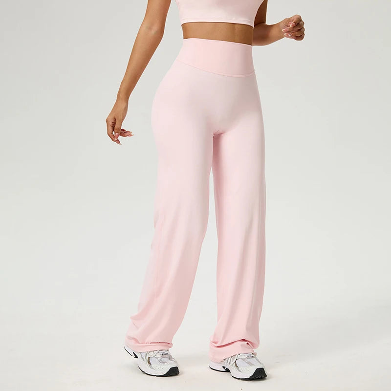 PALAZO -Pantalones de yoga para mujer, pantalones deportivos, leggings, corte acampanado.