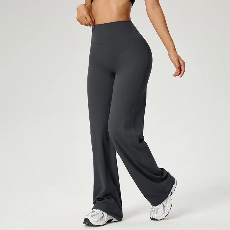 PALAZO -Pantalones de yoga para mujer, pantalones deportivos, leggings, corte acampanado.