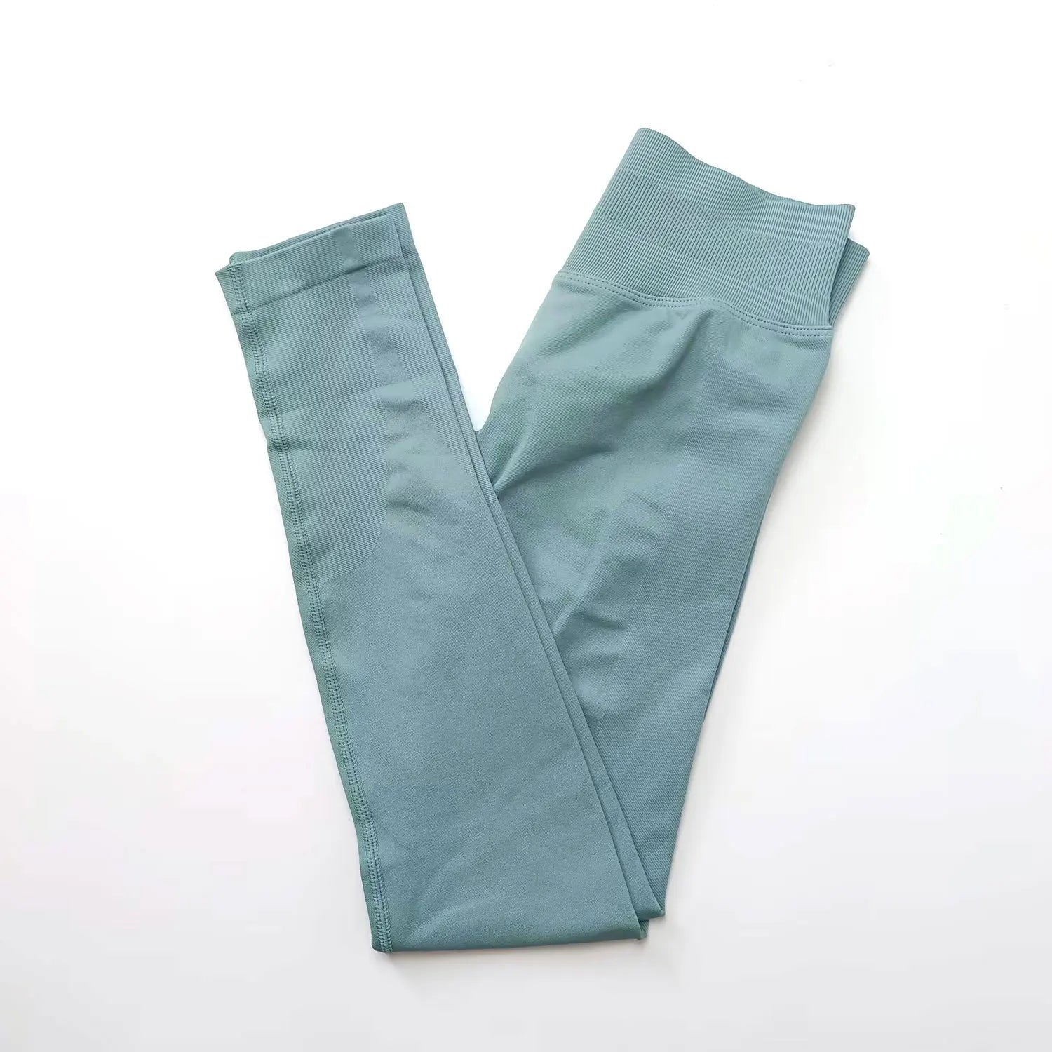 Leggings de yoga para mujer: pantalones deportivos sin costuras con cintura baja acanalada, ideales para gimnasio, fitness y entrenamiento; diseño con efecto realce de glúteos (scrunch bum).