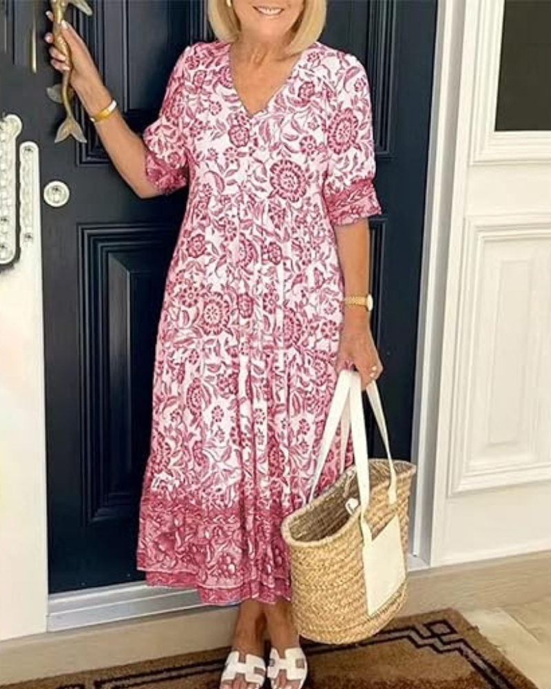 Halina | Elegancka i wygodna letnia sukienka