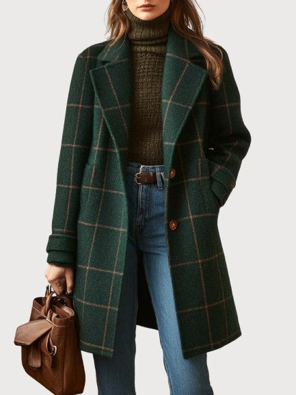Cambridge Wool Check Coat